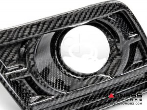 Chevrolet Camaro Carbon Fiber Air Duct Bezels - Type Z-28 - Pair Chevrolet Camaro Carbon Fiber Air Duct Bezels - Type Z-28 - Pair